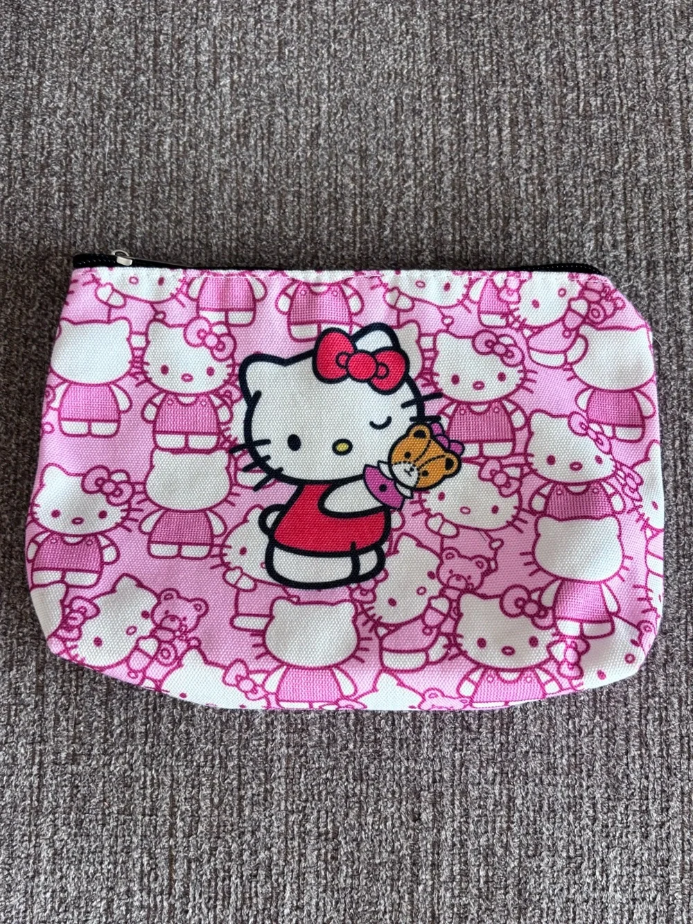 Hello Kitty Pink and White Kids Pencil Pouch